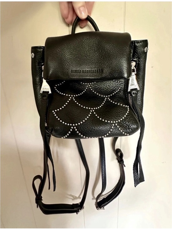 Amy Kestenberg Handbags - Amy Kestenberg Black Moroccan Studded Leather Mini Backpack